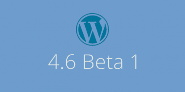 WordPress 4.6 Beta 1