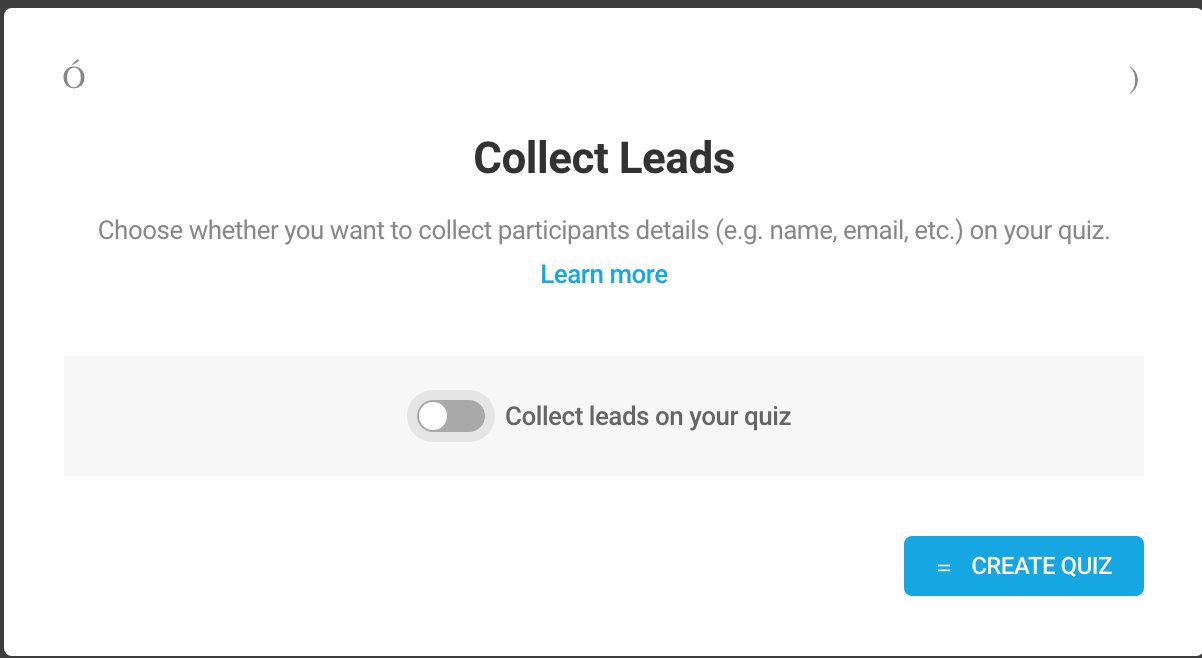 Collect Leads 