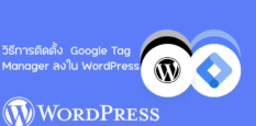 วิธีการติดตั้ง Google Tag Manager ลงใน WordPress