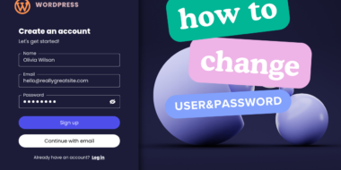 พื้นฐานการเปลี่ยน Username & Password บน WordPress