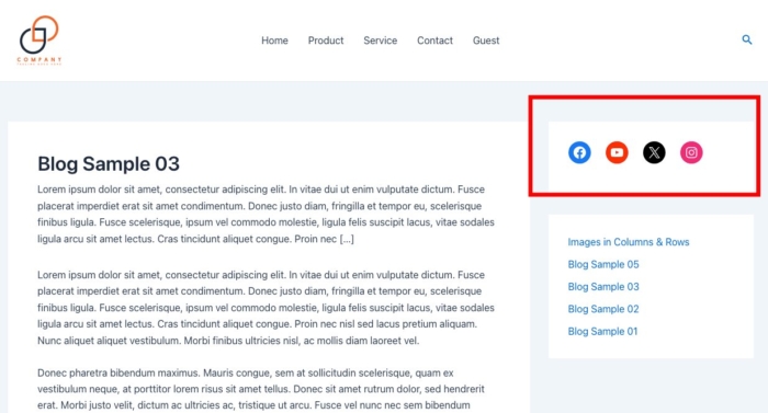 การเพิ่ม Social Media Icons ใน Sidebar ของ WordPress - WPThaiuser by ...