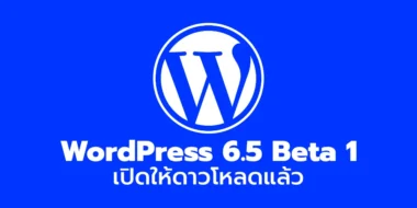WordPress 6.5 Beta 1 เปิดให้ดาวโหลดแล้ว