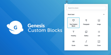 สร้าง Block Gutenberg ใช้เองด้วยปลั๊กอิน Genesis Custom Blocks
