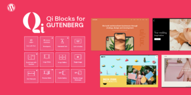 Qi Blocks คอลเลกชันบล็อก Gutenberg จาก Qode Interactive