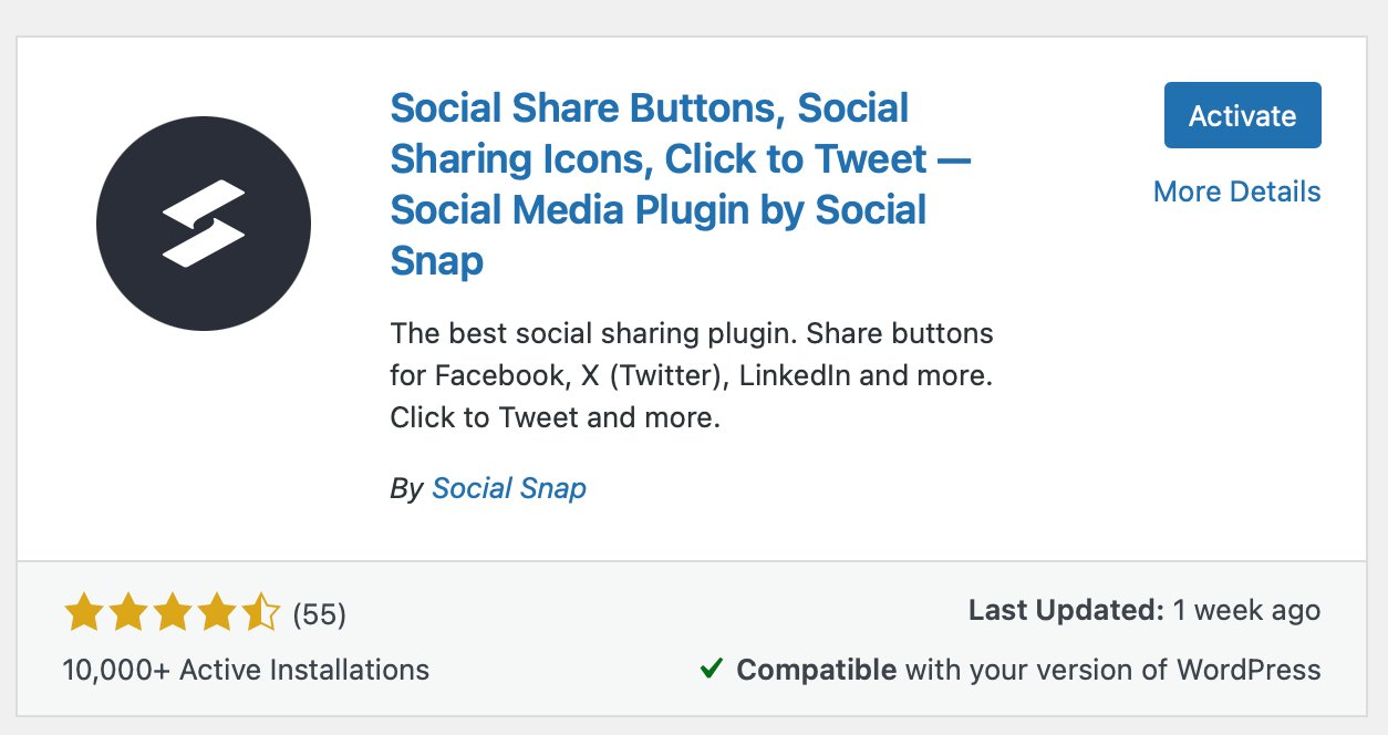 การเพิ่มปุ่มแชร์โซเชียลใน WordPress ด้วยปลั๊กอิน Social Snap ...