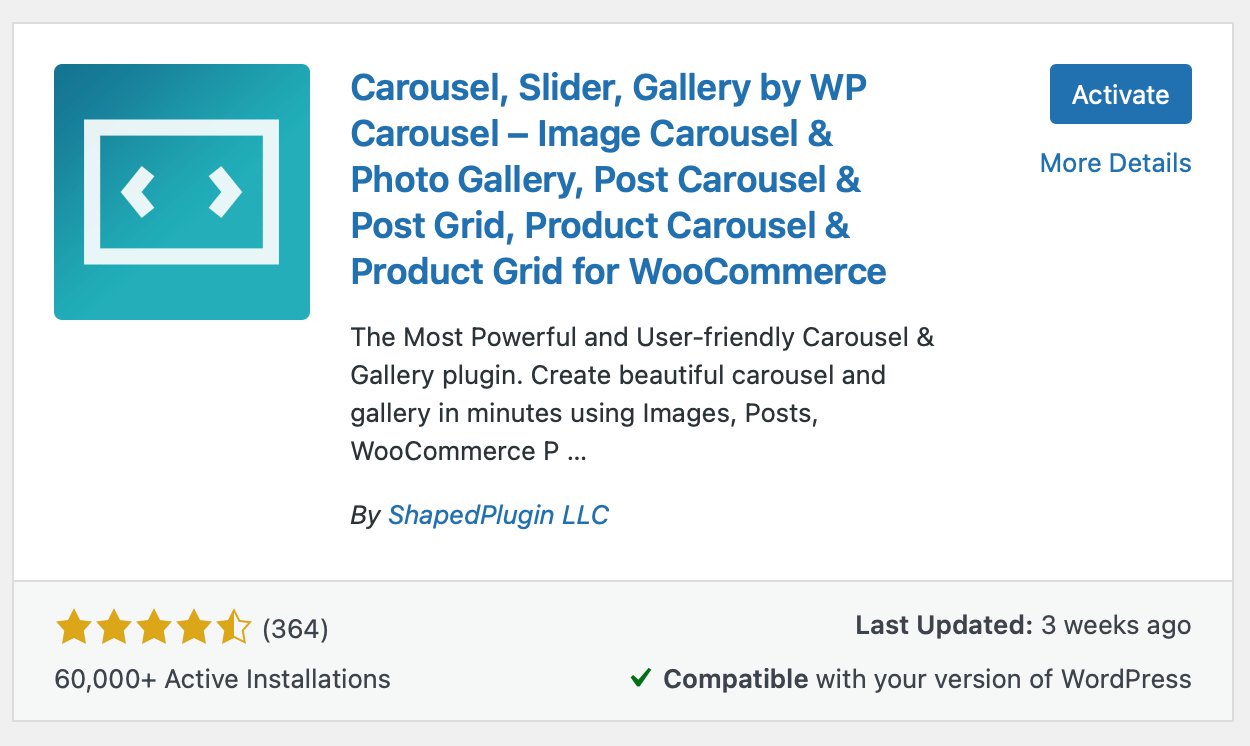 WP Carousel ปลั๊กอินสร้าง Carousel, Slider, Gallery สำหรับ WordPress ...