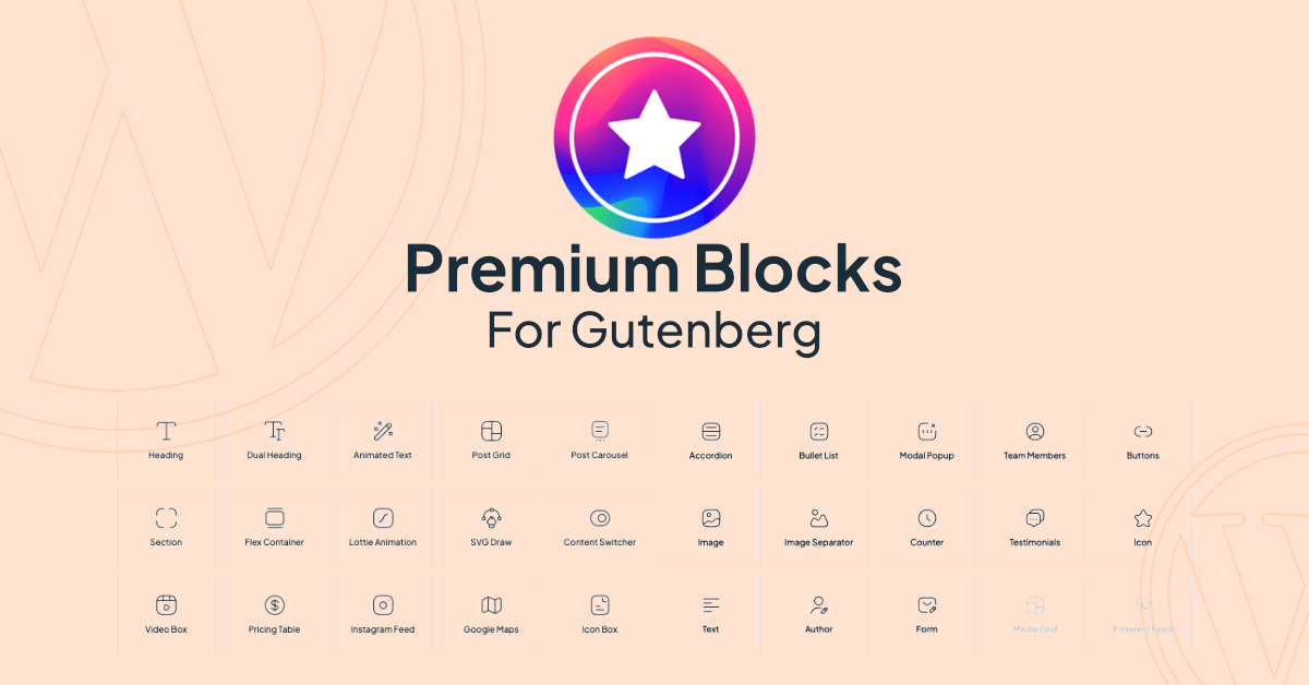 เพิ่มความสามารถของ Gutenberg ด้วยปลั๊กอิน Premium Blocks