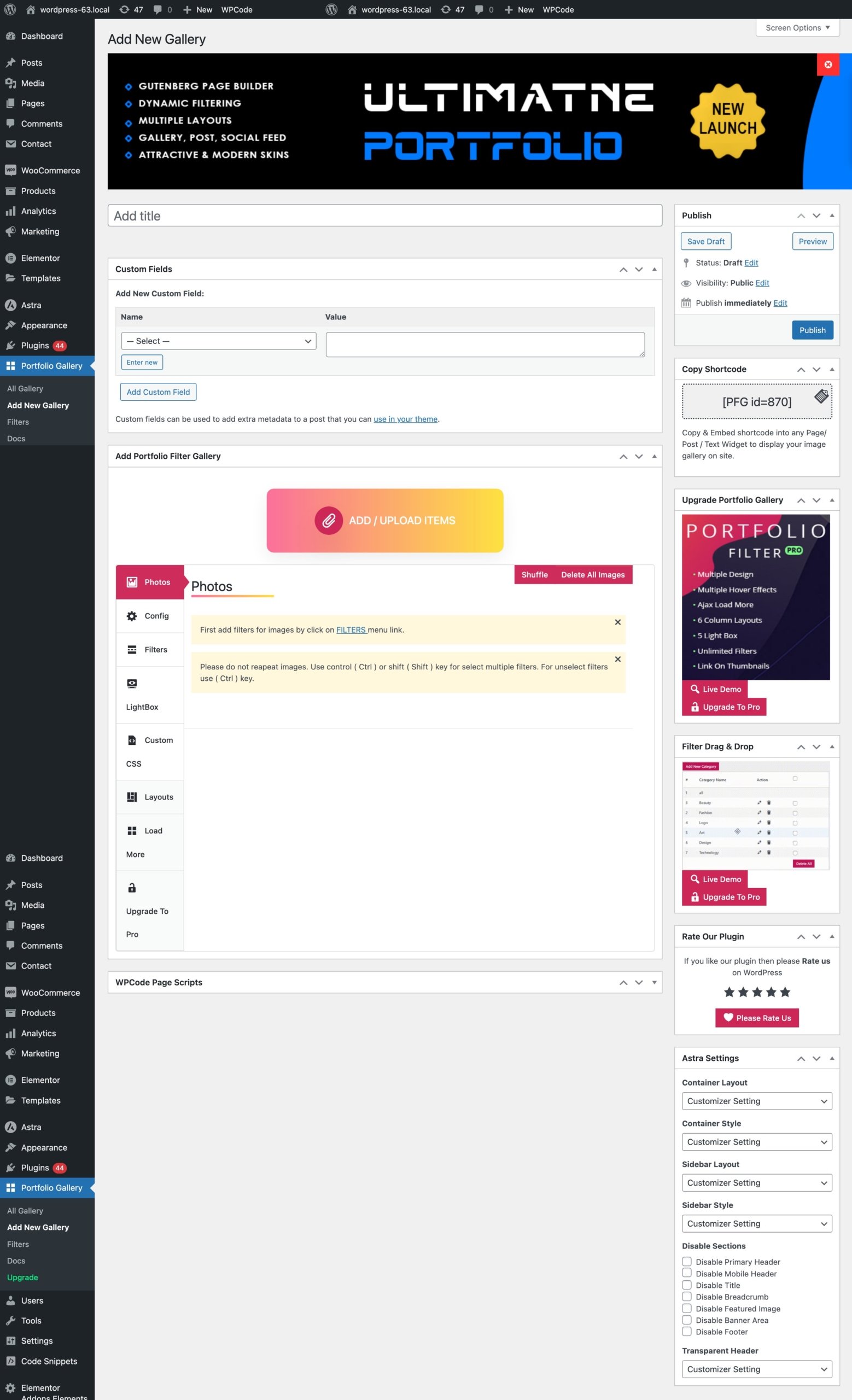 Portfolio Filter Gallery ปลั้กอินสร้างพอร์ตโฟลิโอแกลเลอรีแบบง่ายๆ ...