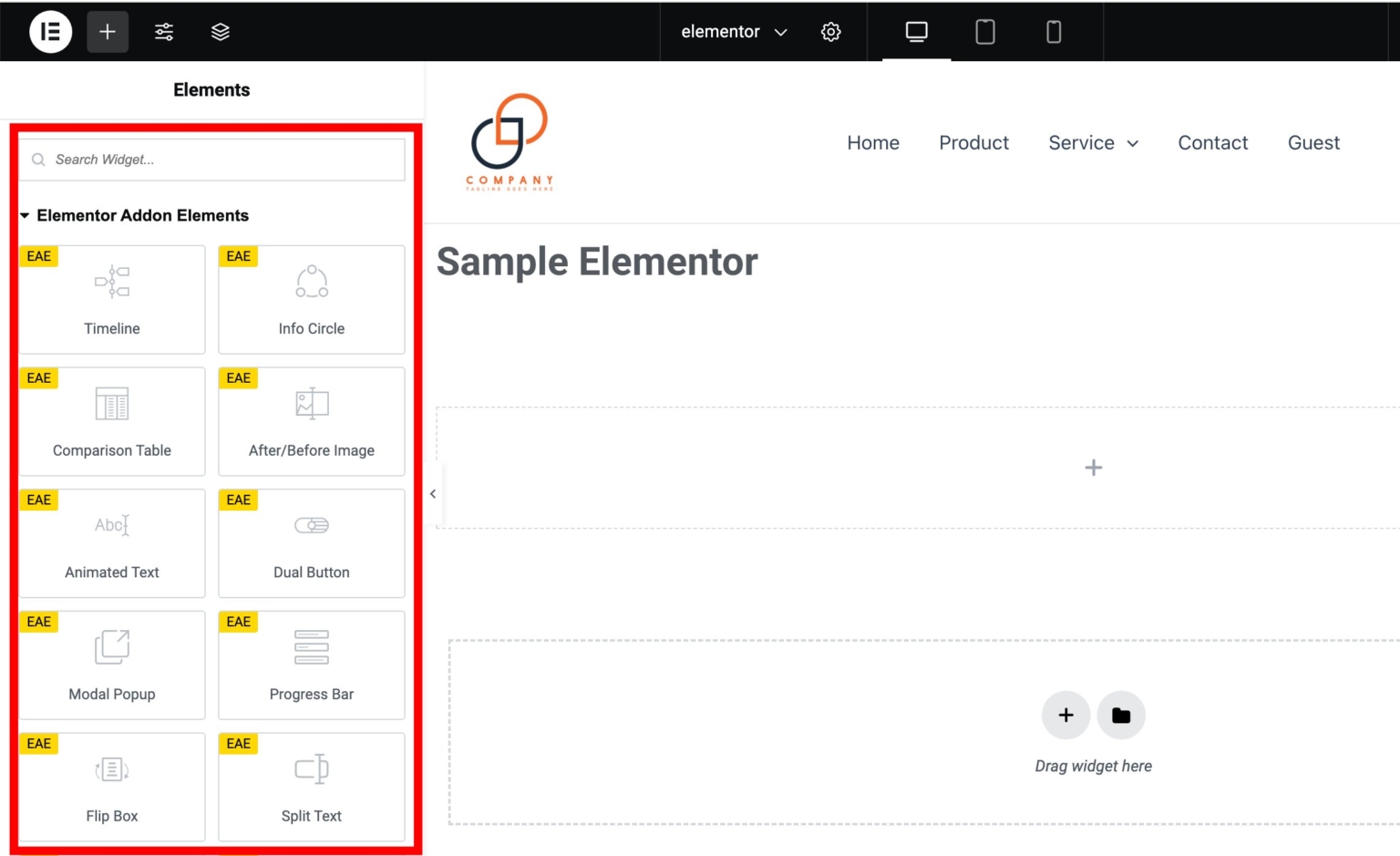 เติมพลังให้กับ Elementor ด้วยปลั๊กอิน Elementor Addon Elements ...