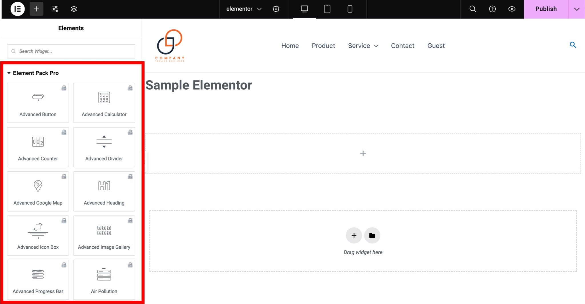 Element Pack addon ปลั๊กอินส่วนเสริม Elementor - WPThaiuser by Ruk-Com