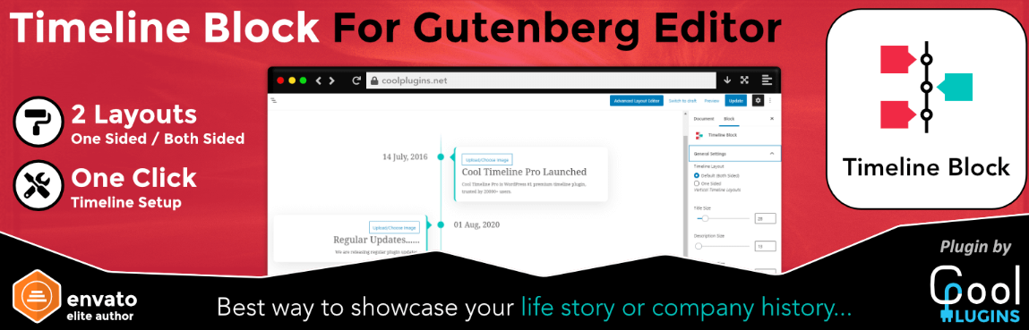 การสร้าง Timeline สวยๆ บน Gutenberg Block - WPThaiuser by Ruk-Com