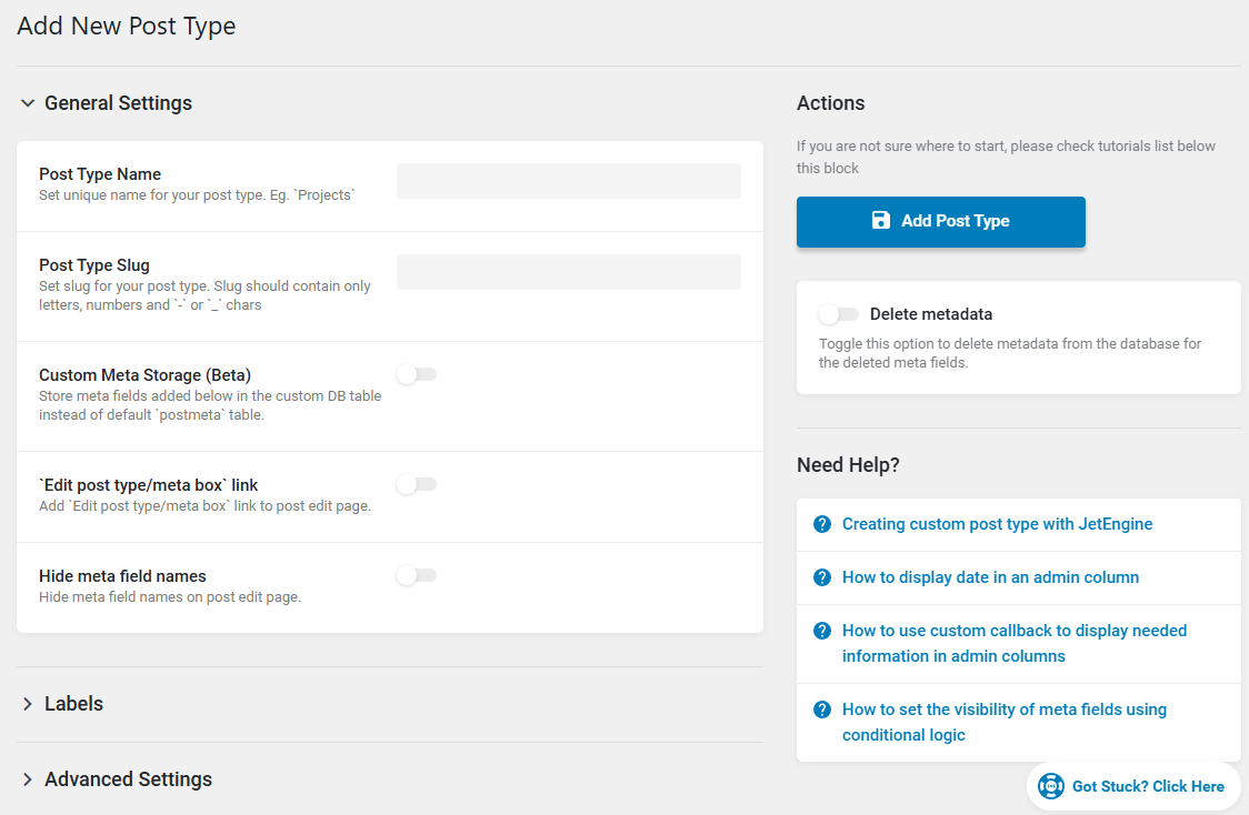 วิธีสร้าง Custom Post Types ด้วย JetEngine - WPThaiuser by Ruk-Com