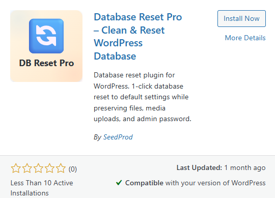 วิธีรีเซ็ตฐานข้อมูล WordPress อย่างง่ายดายและปลอดภัย - WPThaiuser by ...
