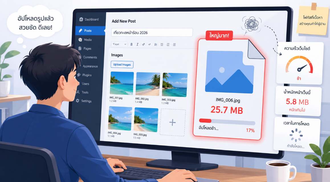 5 จุดเล็ก ๆ ใน WordPress ที่ทำให้เว็บช้าโดยไม่รู้ตัว - WPThaiuser by ...